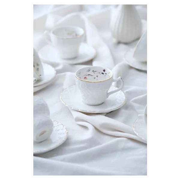 Acar Elsa Syt-05716 215 Ml 6 Kişilik Çay Fincan Takımı - Görsel 6