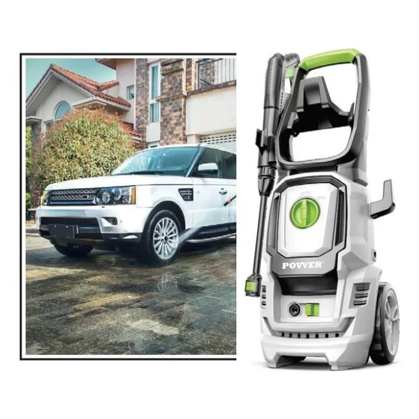 Povver Power Profesyonel Indüksiyon Motorlu Yüksek Basınçlı Yıkama Makinası (1800 W-150 Bar) - Görsel 9