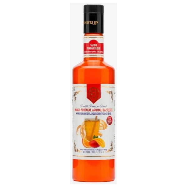 Nish Portakal Mango Aromalı Baz İçecek 700 Ml - Görsel 3