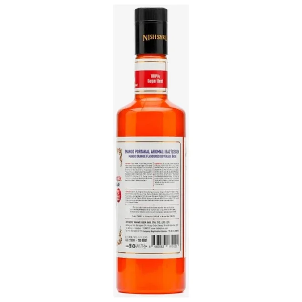 Nish Portakal Mango Aromalı Baz İçecek 700 Ml - Görsel 6