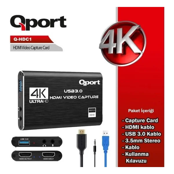 Qport Q-Hdc1 Capture Card - Görsel 6