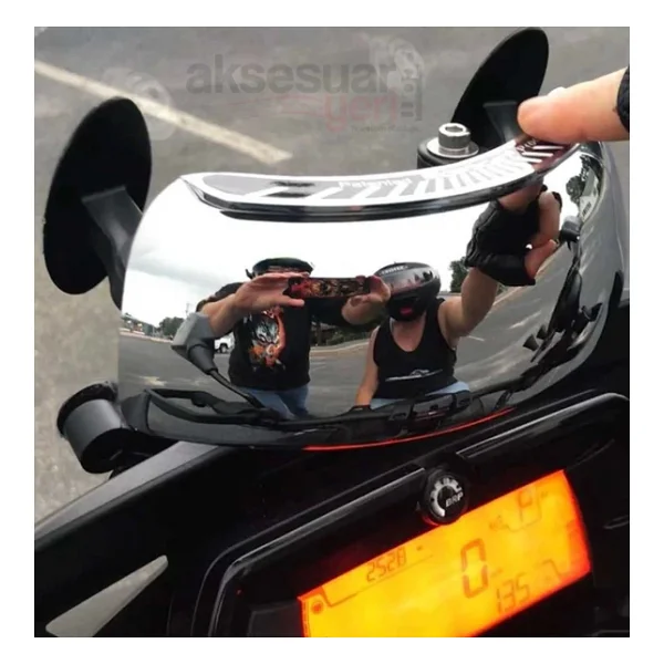 Sym Adx 125 Motosiklet Kör Nokta Aynası - 180 Derece Görüş Sağlayan Kör Nokta Aynası - Görsel 6
