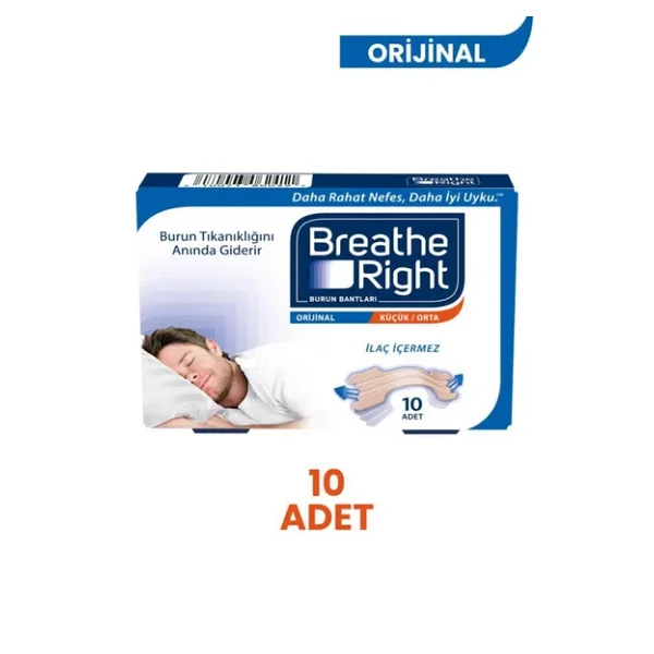 Breathe Right Burun Bandı Klasik Normal Boy 10'lu - Görsel 3