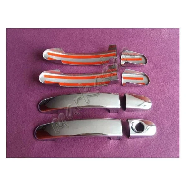 Woc Chrome Ford C-Max Krom Kapı Kolu 2003-2010 4 Kapı Paslanmaz Çelik - Görsel 4