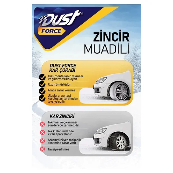 Dust Force Small Kar Çorabı - Görsel 3