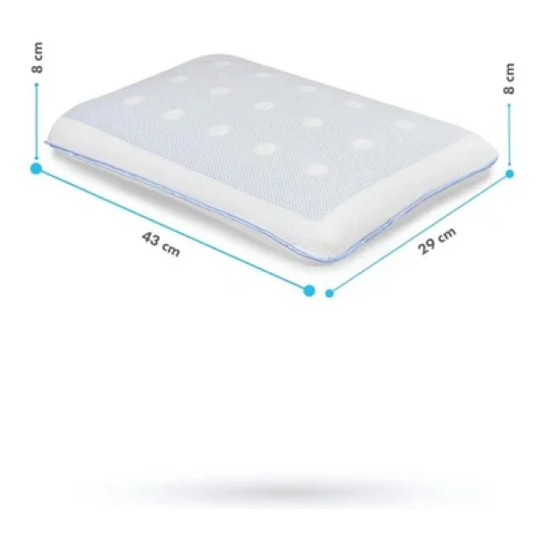 Viscofoam Terletmeyen 43x29 Cm Ortopedik Bebek Yastığı - Görsel 7