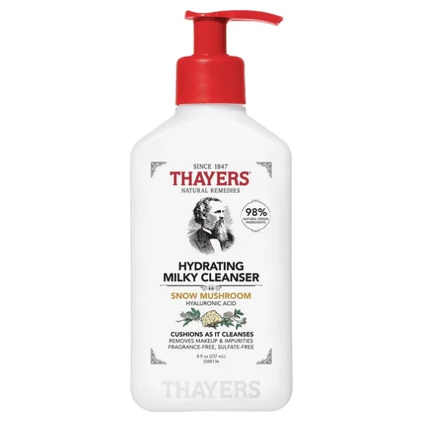Thayers Kar Mantarı Ve Hyaluronik Asit Nemlendirici Sütlü Yüz Temizleyici 237ml - Görsel 5