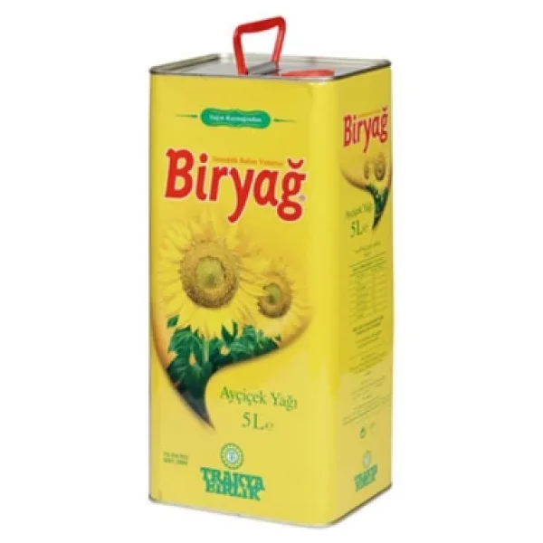 Biryağ Ayçiçek Yağı 5 Lt Teneke 2'li - Görsel 6