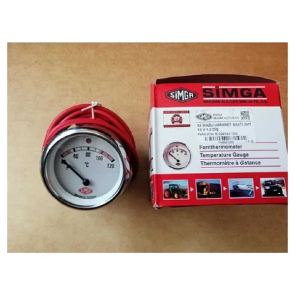 Sımga Ikazlı Hararet Saati 063mm 2m Civalı Th6301002 - Görsel 5
