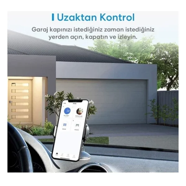 Meross Wi-Fi Garaj Kapısı Kontrollü Akıllı Anahtar - Görsel 8
