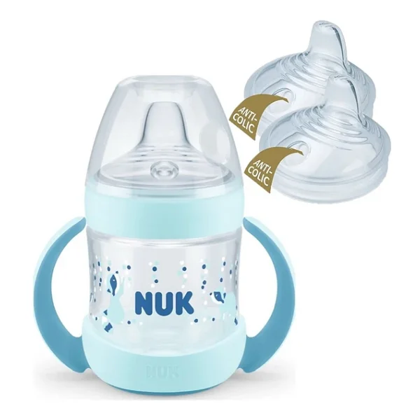 Nuk Nature Sense Isı Göstergeli Pp Alıştırma Bardağı 150 Ml / 2 Adet Yedek Başlık Mavi - Görsel 5