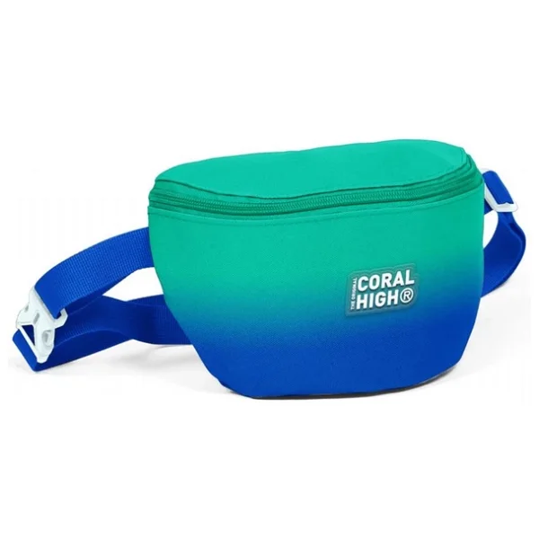 Coral High Kids Yeşil Saks Renk Geçişli Bel Çantası 11557 - Görsel 3