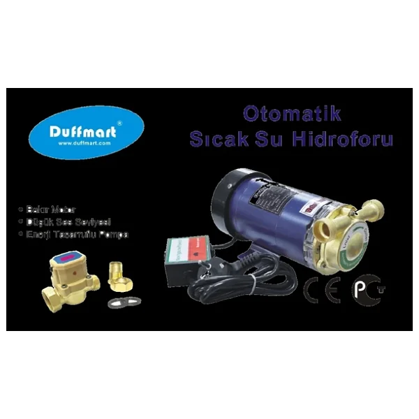 Duffmart Wg15-120 Güneş Enerji Basınç Artırıcı Pompa - Sıcak Su Hidroforu - Görsel 5