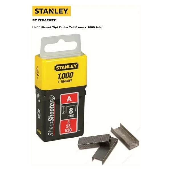 Stanley 1-Tra205t A Serisi Hafif Hizmet Zımba Teli 8 Mm - Görsel 7