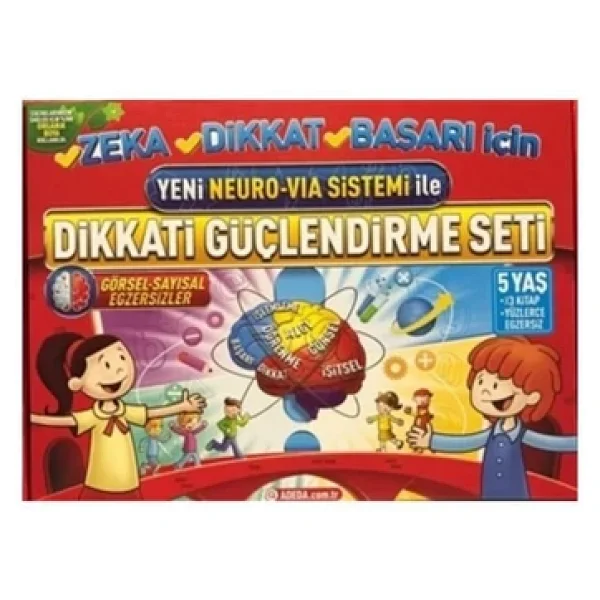 Adeda Yayıncılık Dikkati Güçlendirme Seti (5 Yaş) - Osman Abalı - Görsel 6