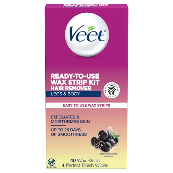 Veet Bacak Ve Vücut Bölgesi Sir Ağda Bandı 40lı Paket - Görsel 3