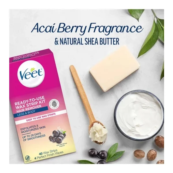 Veet Bacak Ve Vücut Bölgesi Sir Ağda Bandı 40lı Paket - Görsel 8
