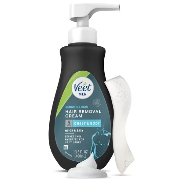 Veet Men Hassas Ciltler İçin Tüy Dökücü Krem 400ml - Görsel 3
