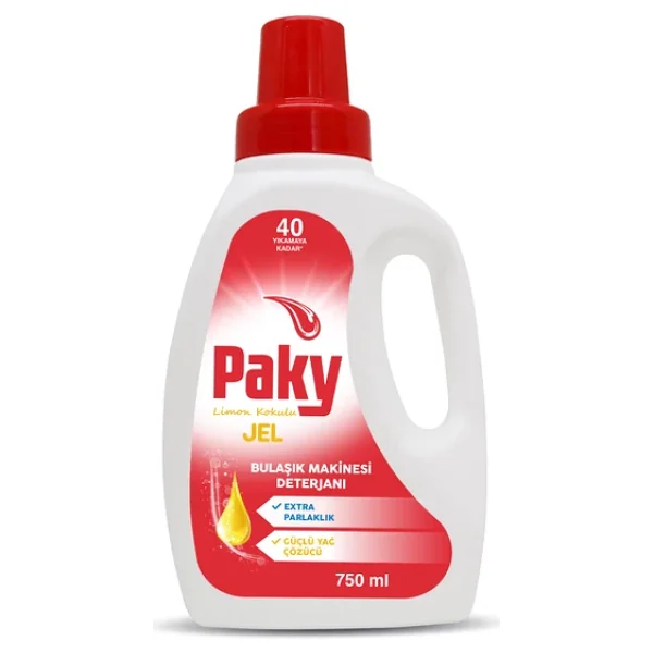 Paky Bulaşık Makinesi Jel Deterjanı 750 ml - Görsel 5