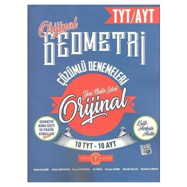 Orijinal Yayınları Tyt-Ayt Geometri 20 Deneme - Görsel 4