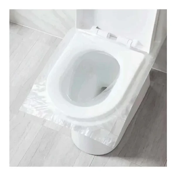 50 Adet Tek Kullanımlık Klozet Örtüsü Klozet Poşeti Klozet Kapak Örtüsü Dispenseri - Görsel 10