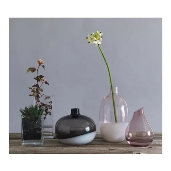Ikea Sannolık Cam Vazo, Pembe, 17 Cm - Görsel 4