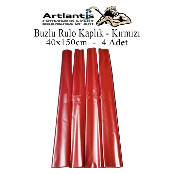 Buzlu Rulo Şeffaf Kaplık 4 Adet 40x150 Cm Defter Kitap Kaplığı Okul Öğrenci Rulo Kaplık - Görsel 5