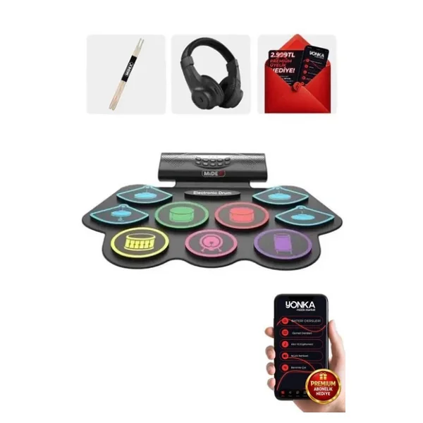 Midex Ddx-75 Şarjlı Dijital Davul - Görsel 5