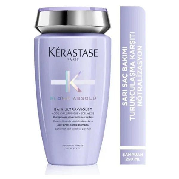 Kerastase Blond Absolu Bain Ultra-Violet 250 Ml Mor Şampuan - Görsel 2