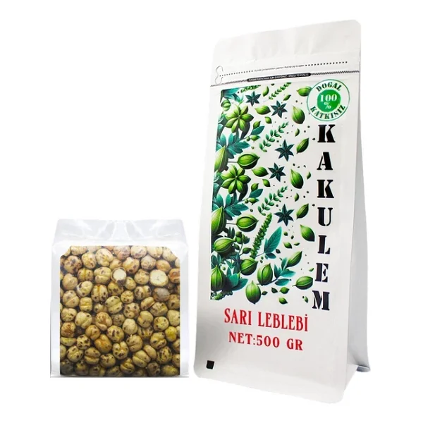 Kakulem Çifte Kavrulmuş Çorum Sarı Leblebi 500 gr