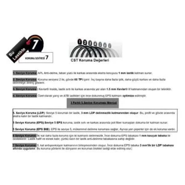 Cst Dış Lastik 700x45c 28/175 C1920 Platınum Eps/Ldp(Zırhlı) - Görsel 4
