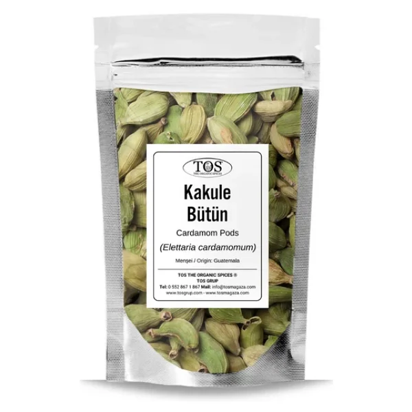 Kakule Bütün 1 Kg (1. Kalite) Elettaria Cardamomum / Cardamom Pods, Guatemala - Görsel 3