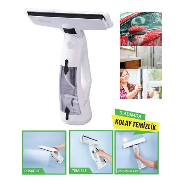Kiwi Kwc-7106 Şarjlı Cam Silme Makinesi - Görsel 6