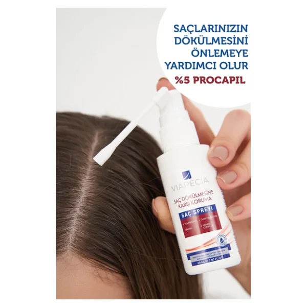 Viapecia Dökülmeye Karşı 60 Ml Saç Spreyi - Görsel 7