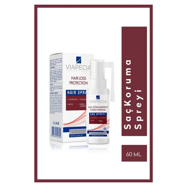 Viapecia Dökülmeye Karşı 60 Ml Saç Spreyi - Görsel 4