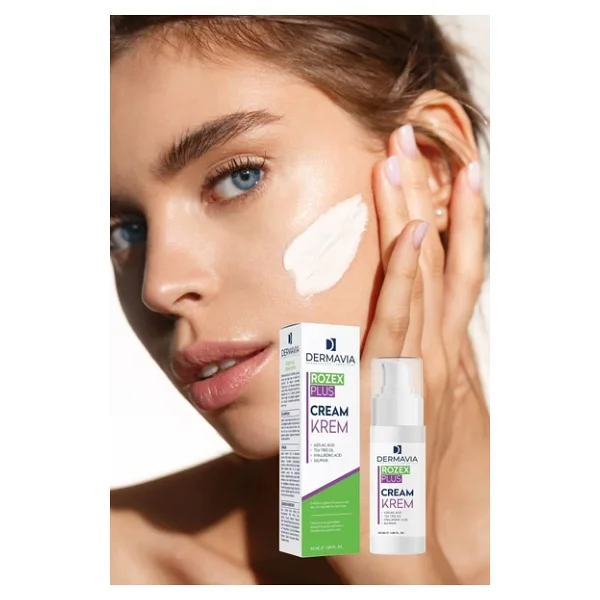 Dermavia Rozex Plus 50 Ml Yüz Temizleme Kremi - Görsel 4