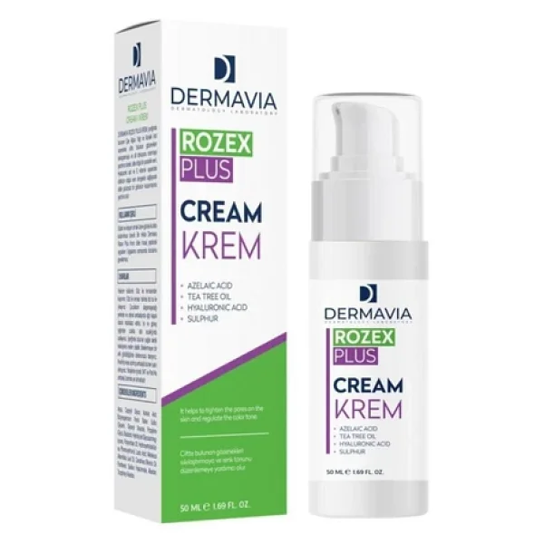 Dermavia Rozex Plus 50 Ml Yüz Temizleme Kremi - Görsel 2