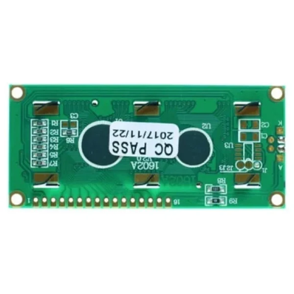 Yeşil Aydınlatmalı Lcd Ekran 16x2 Arduino Raspberry Pıc 2 X16 - Görsel 2