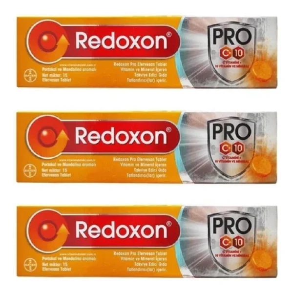 Redoxon Pro 15 Efervesan Tablet 3'lü - Görsel 4