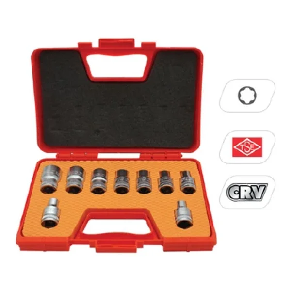 Rico 007-Rc9010 9 Parça 1/2” Torx Lokma Takımı - Görsel 5