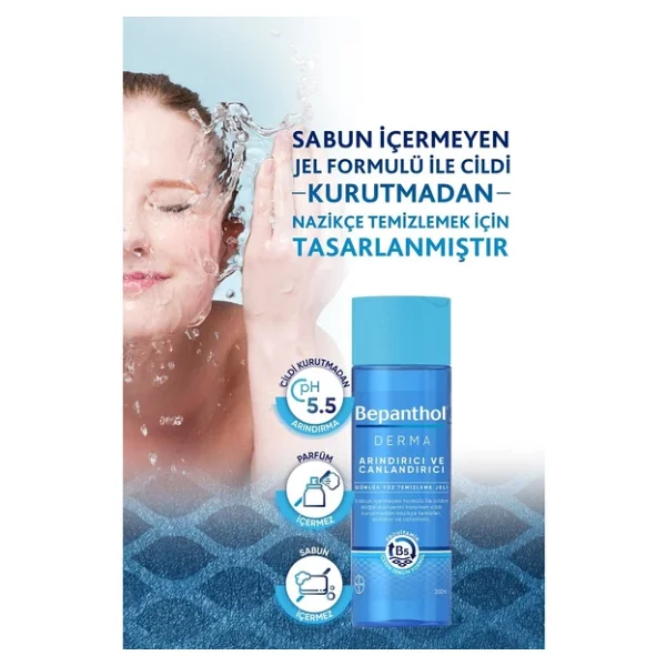 Bepanthol Derma Gece Kremi 50 Ml + Arındırıcı & Canlandırıcı Yüz Temizleme Jeli 200 Ml - Görsel 6