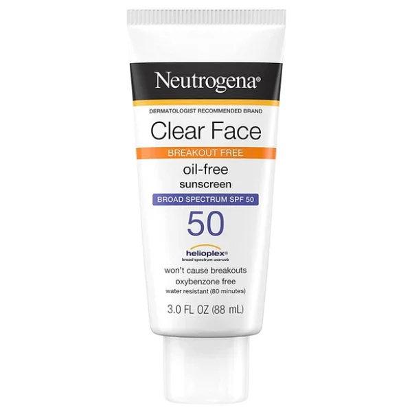 Neutrogena Clear Face SPF50 Yüz Için Yağsız Güneş Kremi 88ML - Görsel 3
