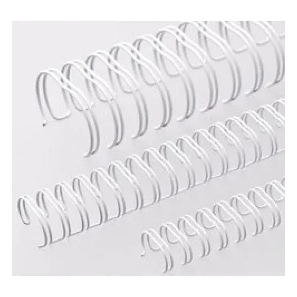 Office Force 1/4'' Beyaz 3:1'' (İnç) A4 34 Loop Kutu Tel Spiral 100'lü - Görsel 3