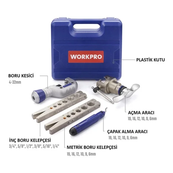 Workpro Wp303001 5 Parça Profesyonel Havşa Takımı - Görsel 9