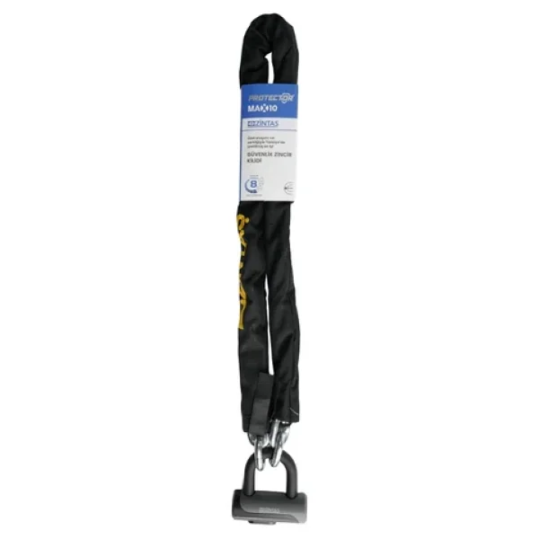 Zintaş Max10 10 Mm 150 Cm Kesilmez Motosiklet Zincir Kilit - Görsel 5