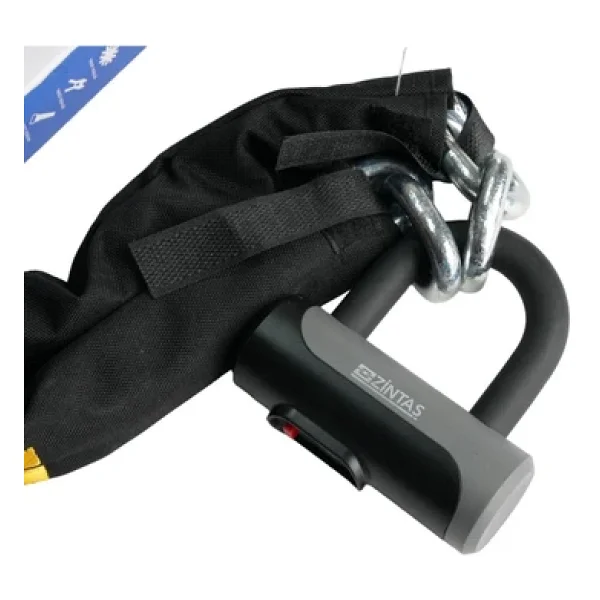 Zintaş Max10 10 Mm 150 Cm Kesilmez Motosiklet Zincir Kilit - Görsel 3