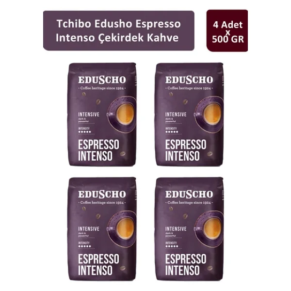 Eduscho Espresso Intenso Çekirdek Kahve 500 Gr 4'lü - Görsel 5