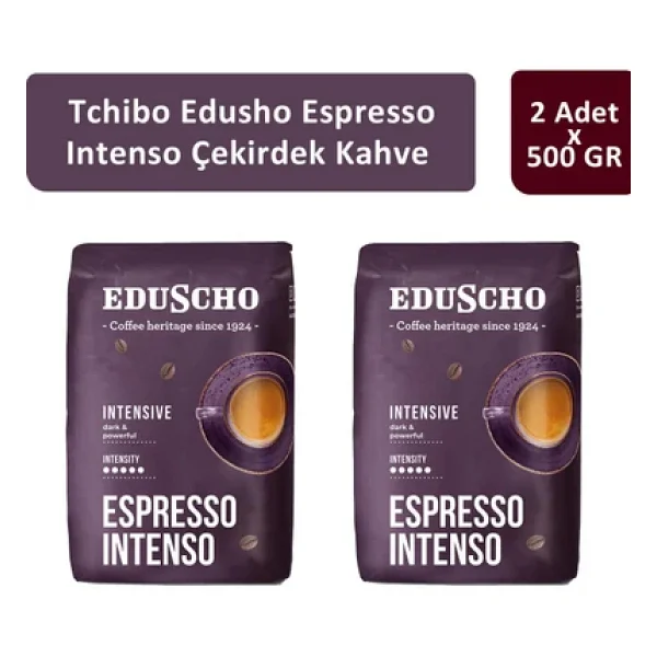 Eduscho Espresso Intenso Çekirdek Kahve 500 Gr 2'li - Görsel 5