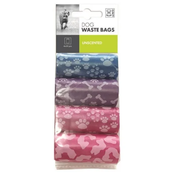 M-Pets M-Pets Dışkı Toplama Poşeti Renkli 4x20pcs - Görsel 3