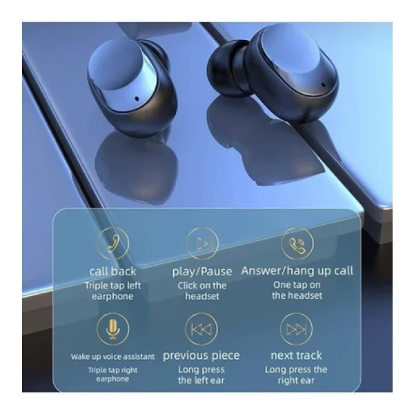 Torima Y60 TWS Kulak İçi Bluetooth Kulaklık - Görsel 3